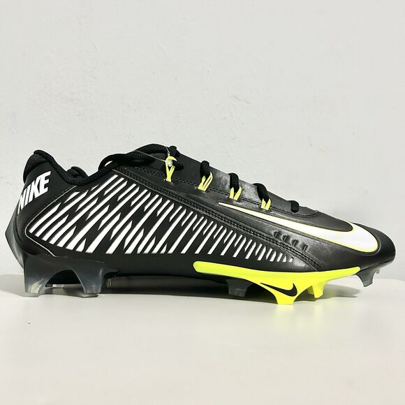 Nike Vapor Edge 360 VC “Black Volt” Men’s Size 14.5 White Football Cleats - Picture 2 of 8
